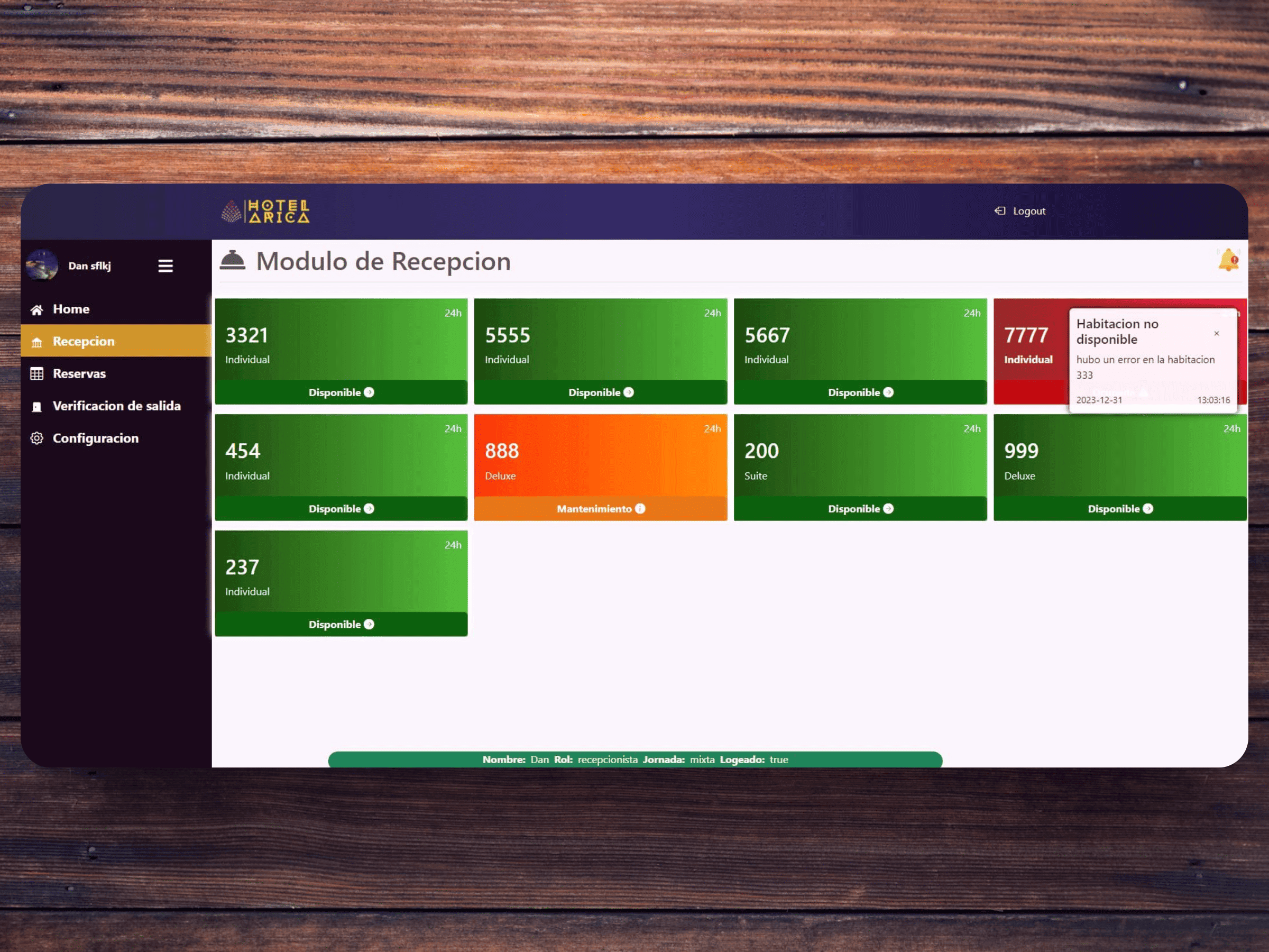 Modulo de Recepción