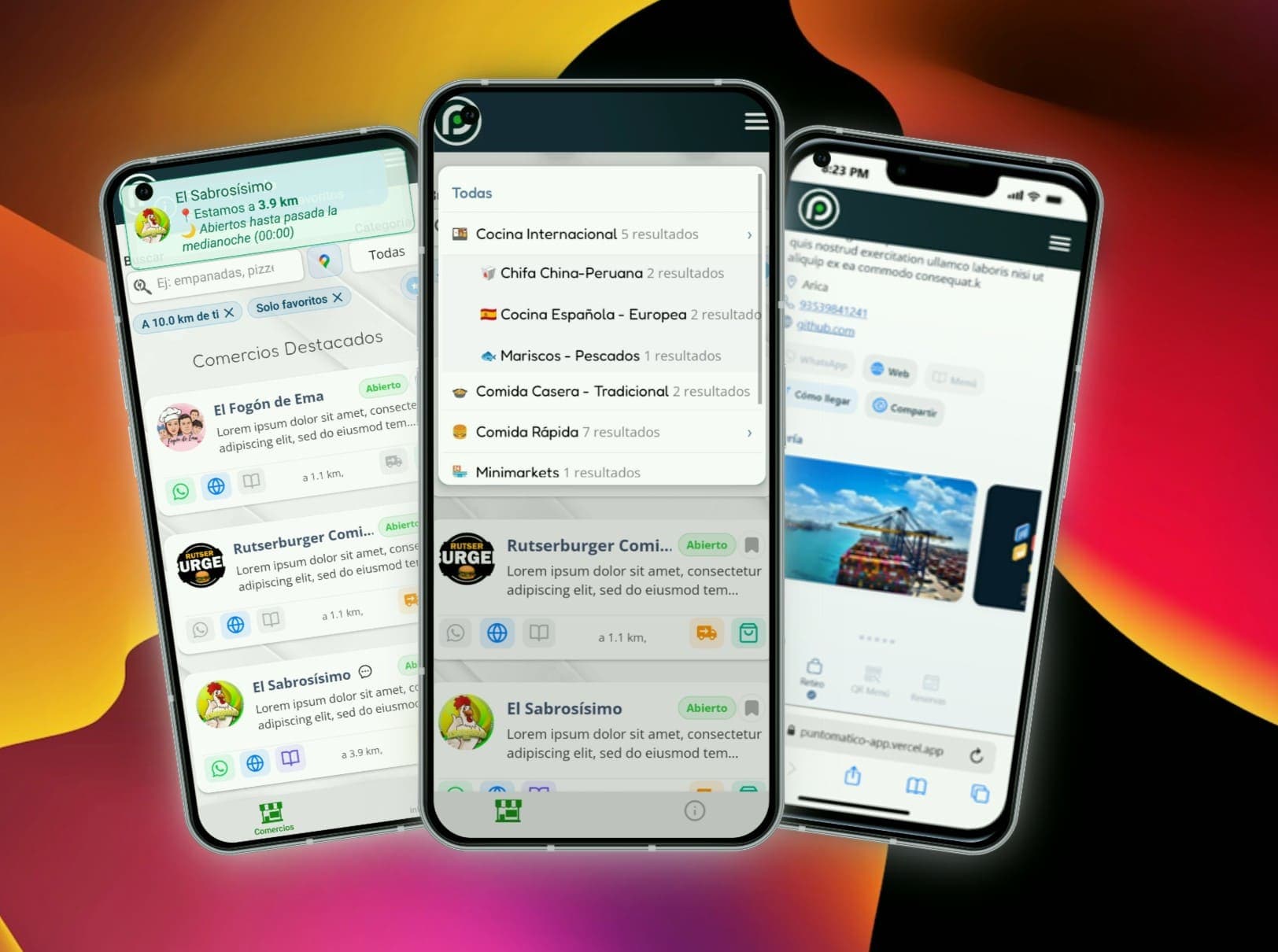 Pantalla de bienvenida / General
