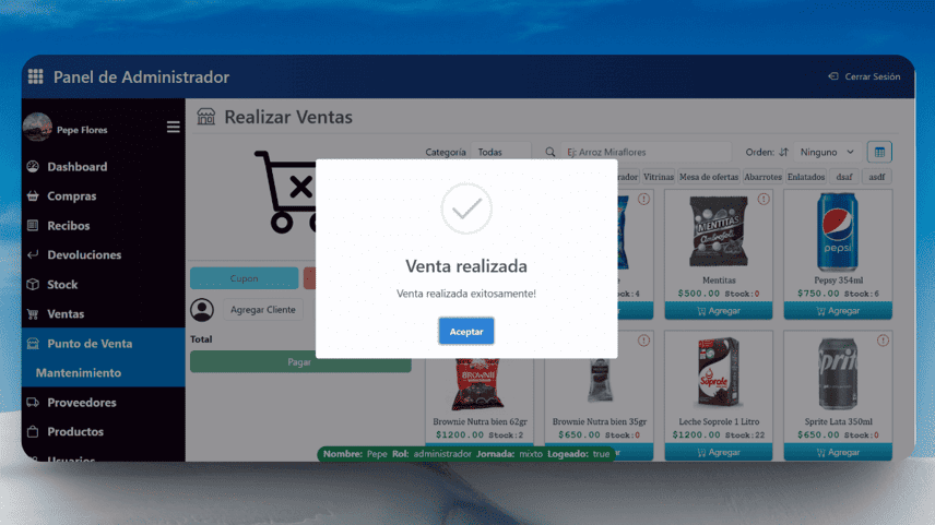 System's Point of Sale